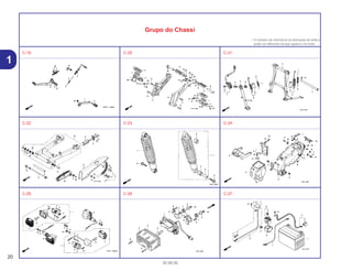 20
30.08.00
1
Grupo do Chassi
• O número de referência na ilustração do índice
pode ser diferente da que aparece no texto.
C-19 C-20 C-21
C-22 C-23 C-24
C-25 C-26 C-27
 