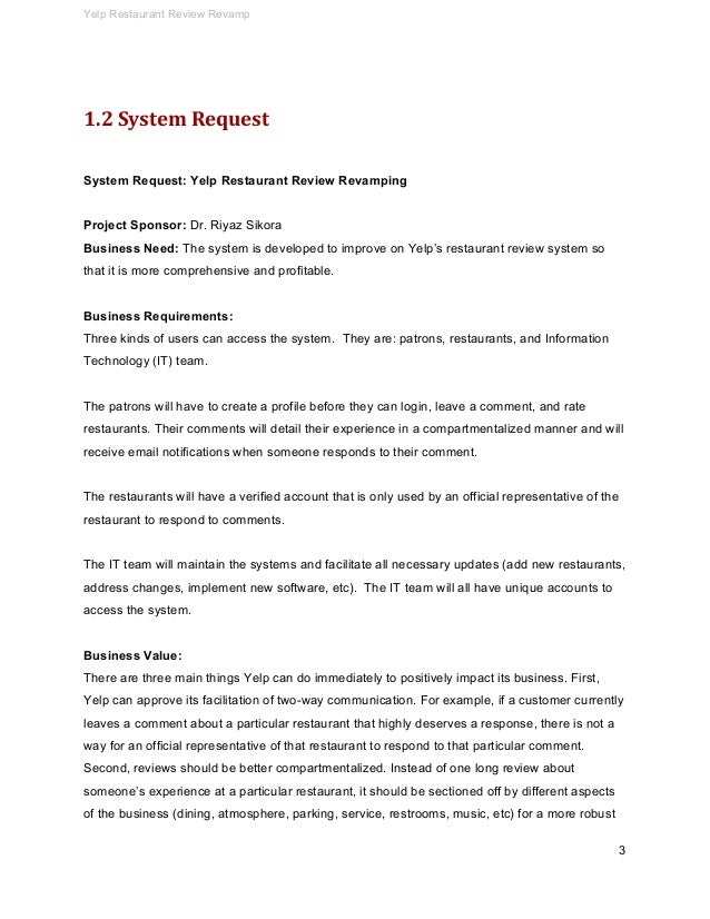group6sdfinal restaurant review examples