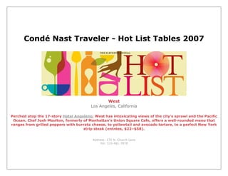 Cb5 Restaurant Group