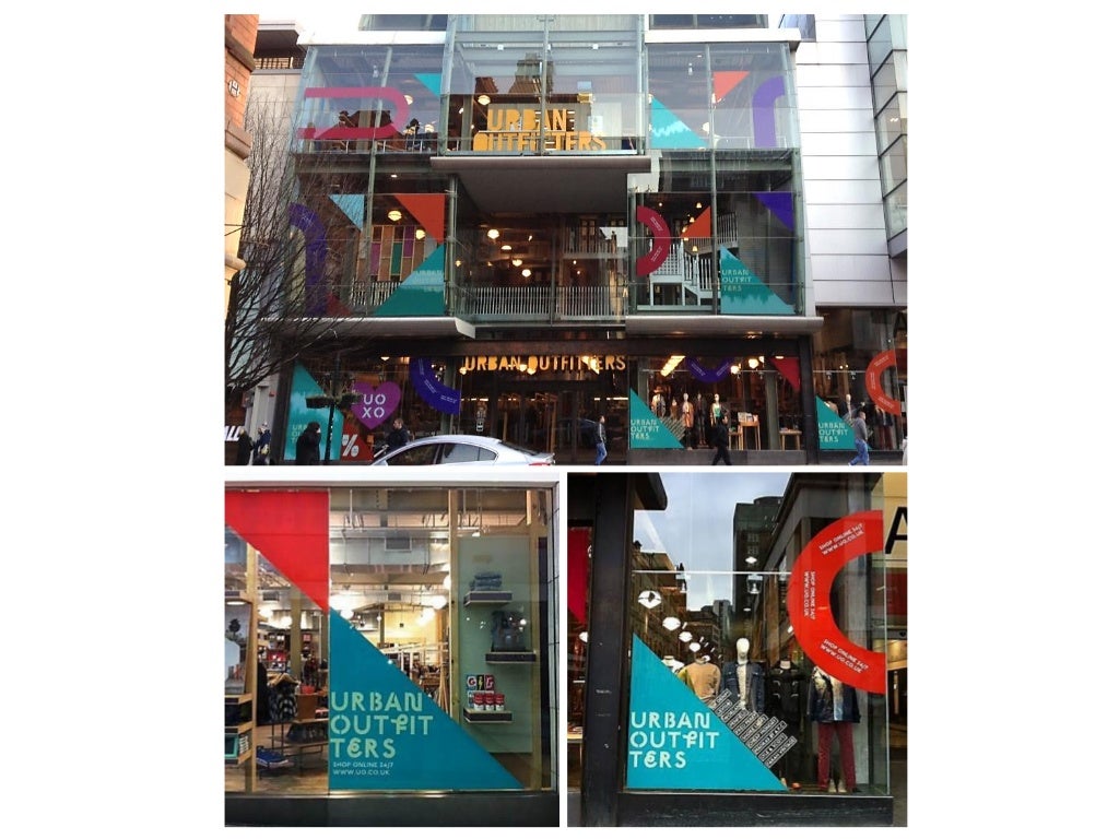 Urban Outfitters Displays