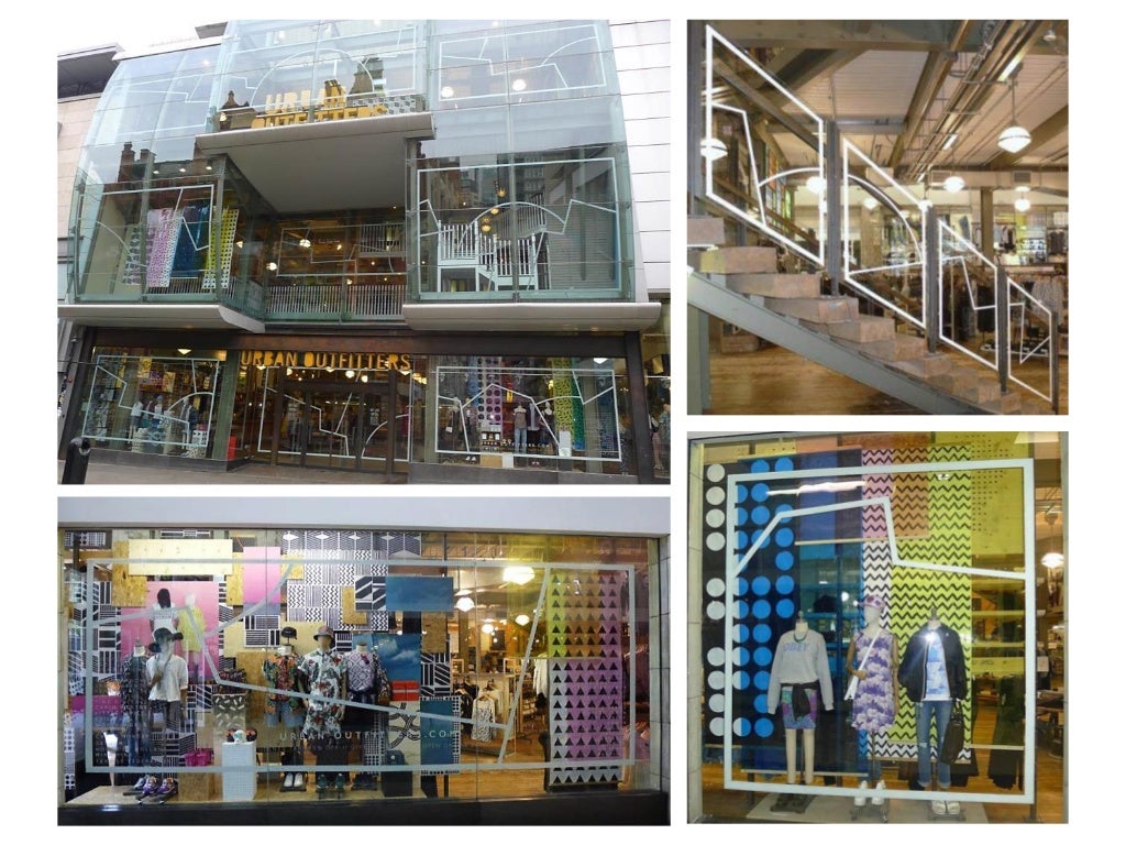 Urban Outfitters Displays