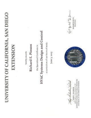 UCSD Specialized Certificate