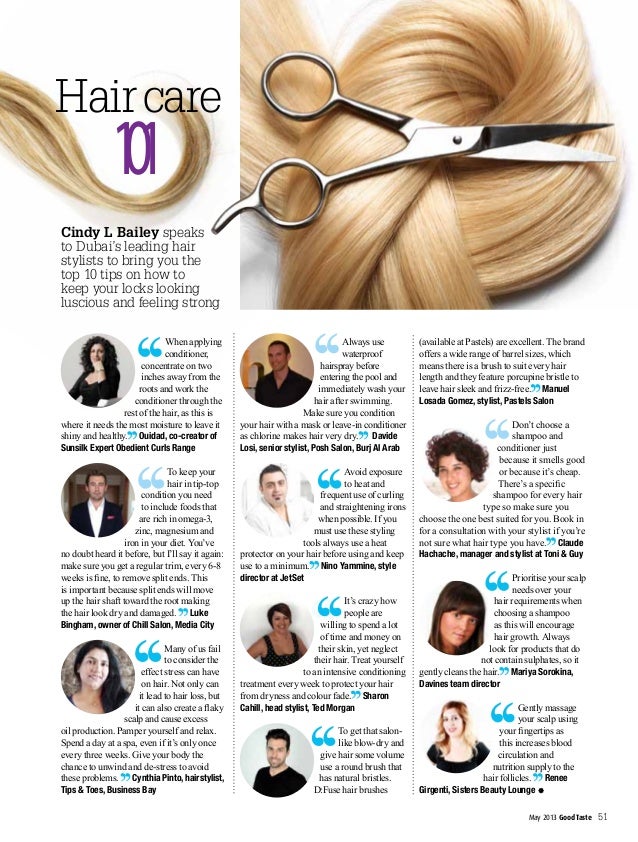 Gt May 2013 Top 10 Stylists Hair Care