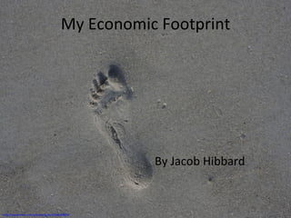 My Economic Footprint By Jacob Hibbard http://www.flickr.com/photos/jpott/4148630899/   