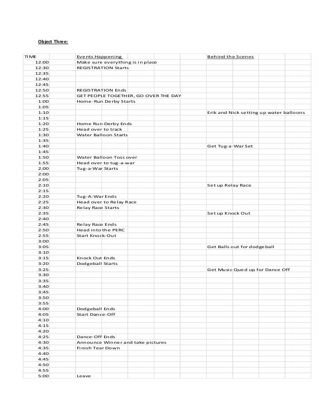 Event Management Master Plan Edited Event Management Master Plan Edited