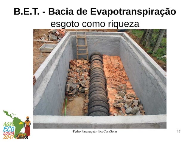 Bacia de Evapotranspiração (BET) - tratamento ecológico de esgoto | PPT