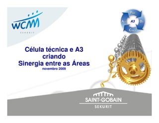 A3




  Célula técnica e A3
        criando
Sinergia entre as Áreas
       novembro 2009
 