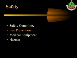 Safety Safety Committee Fire Prevention Medical Equipment Hazmat 