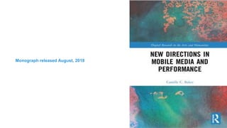 Monograph released August, 2018
 