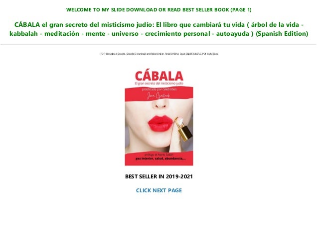 Download In Pdf Cabala El Gran Secreto Del Misticismo Judio El Libr