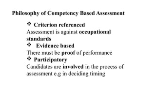 Competence Based Assessment Methodology Graphical Note.pdf Competence Based assessment notes presentation | PPTX