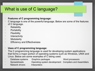 C basic | PPT