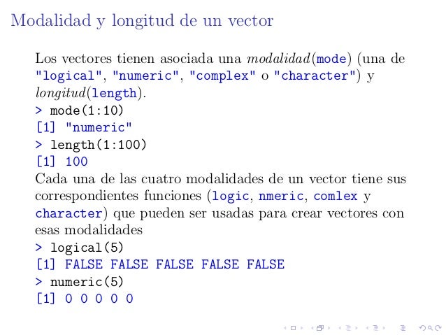 Conceptos básicos de R