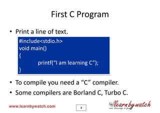 C basics | PPT