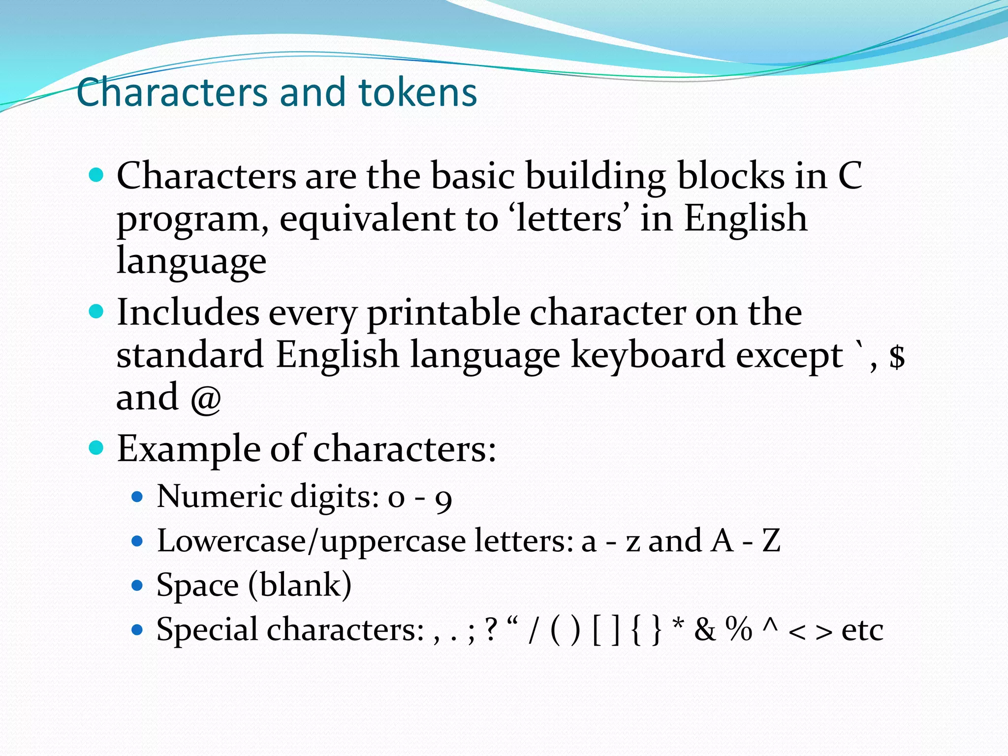 program execution begins at main()