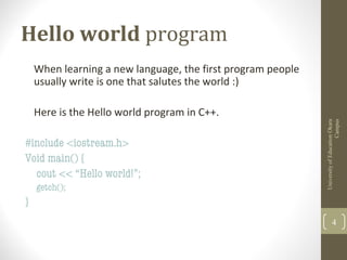 C++ Basics | PPT