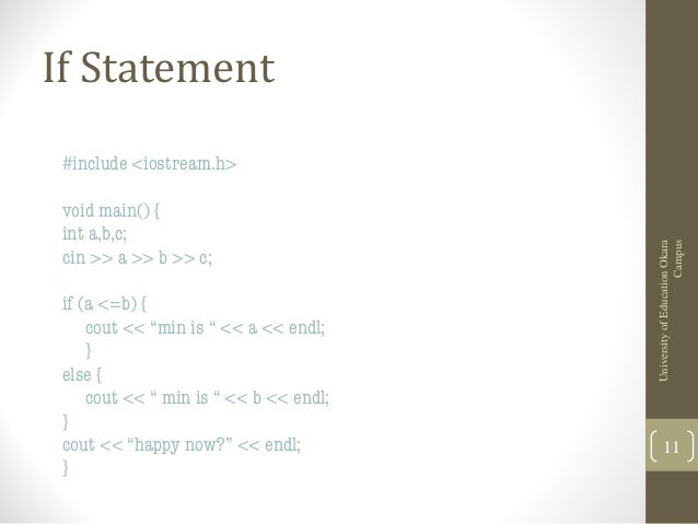 C++ Basics