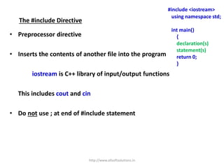 C++ basics | PPTX