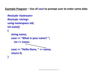 C++ basics | PPTX