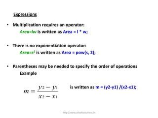 C++ basics | PPTX