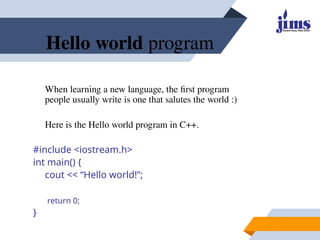 c++basics for engineering 2nd year part 1.ppt