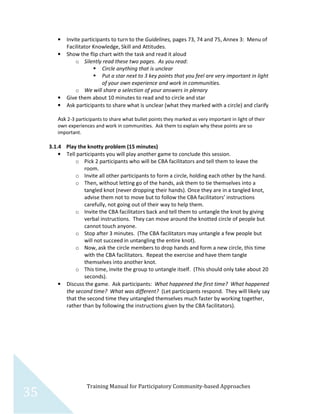 Community Based approaches training manual 2017 | PDF