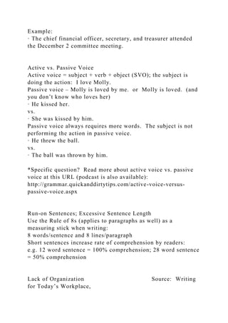 Svo Paragraph Example CBA Writing Rubric (with comments)Performance DimensionsExce.docx