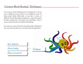R Sridhar on Creative Block Busting© - powerful way to get new ideas | PDF