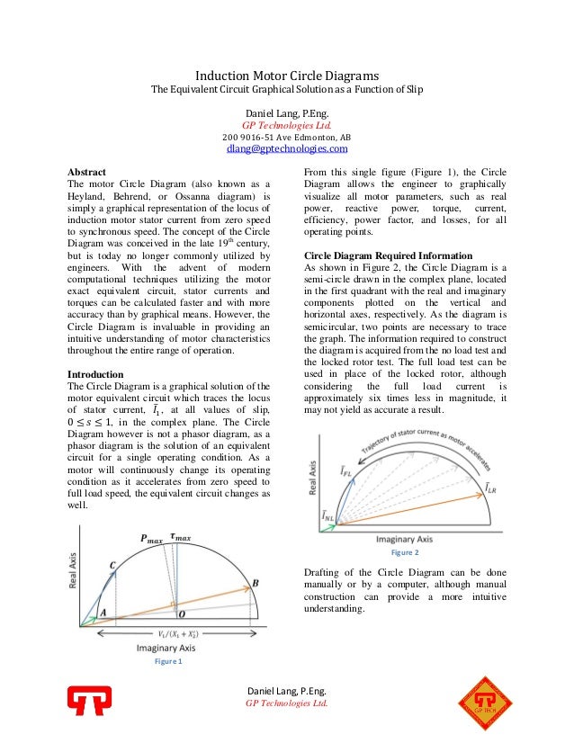 Induction Motor Circle Diagrams_GP Technologies White ...