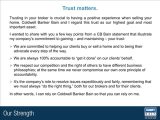   Strong guidance and insight on quality of offers