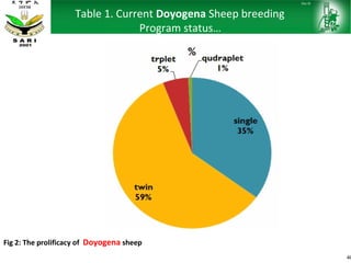 Sheep and goat research and development of Ethiopia