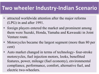 Consumer Buying Behavior on Two Wheelers | PPTX