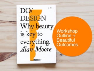Workshop !
Outline +
Beautiful
Outcomes!
 