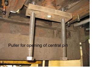 Puller for opening of central pin
 