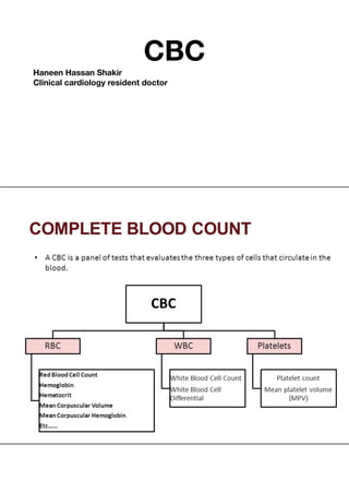 All about CBC interpretations for medical staff | PDF