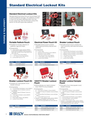 Cbc brady-lockout tagout-catalog_2016 | PDF