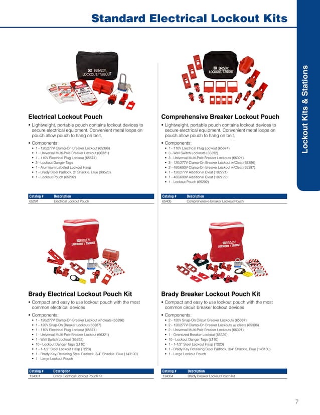 Cbc brady-lockout tagout-catalog_2016 | PDF