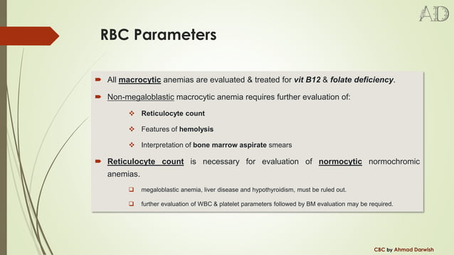 complete blood count analysis and blood disease investigation | PDF ...