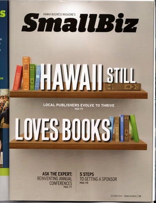 Hawaii Business Small Publishers Dec 2014