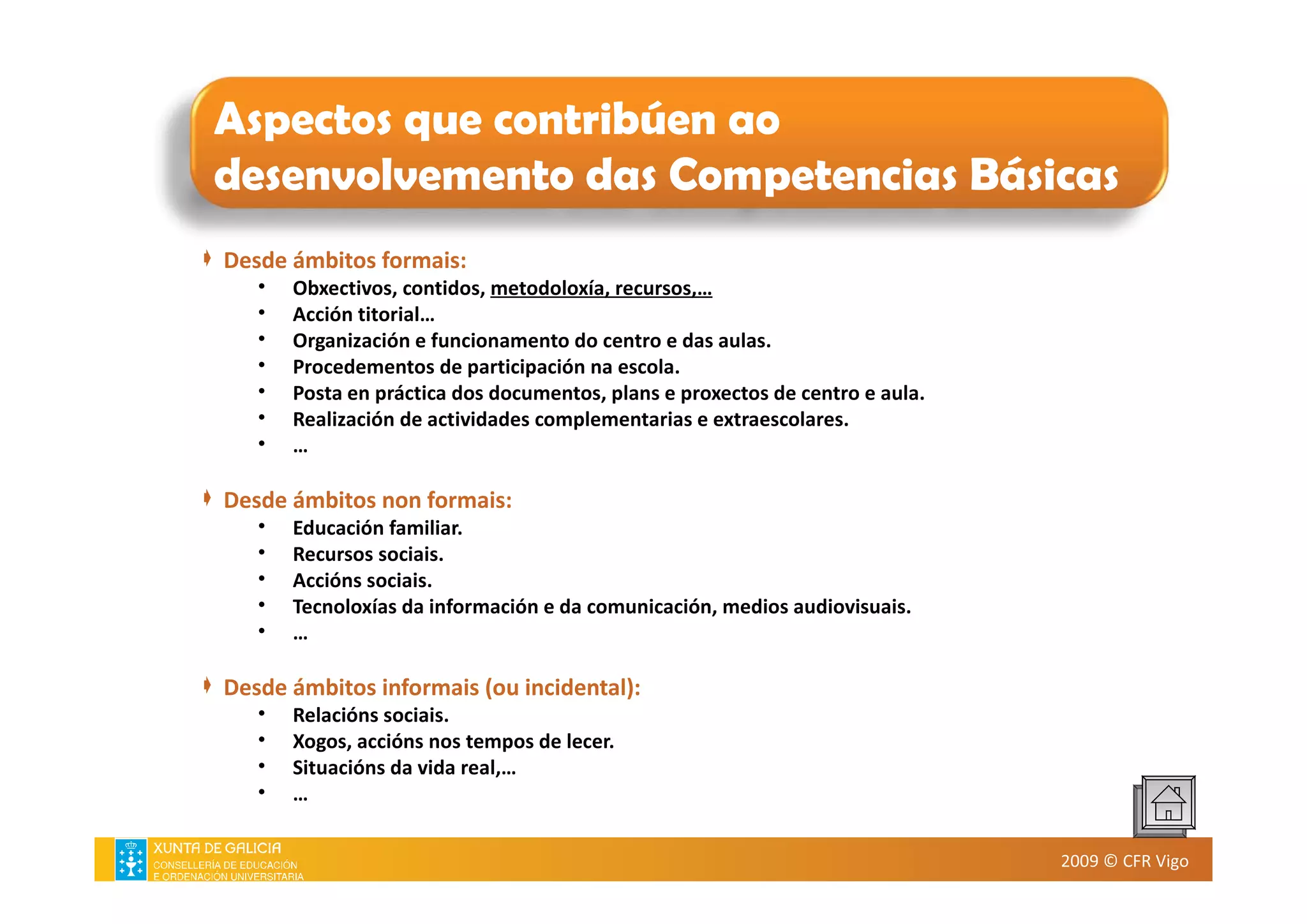 Introdución ás competencias básicas. CFR Vigo