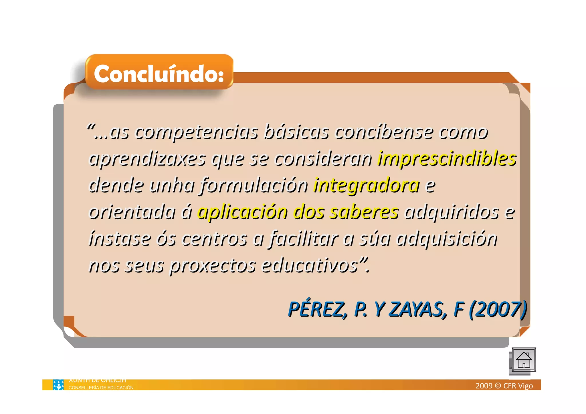 Introdución ás competencias básicas. CFR Vigo