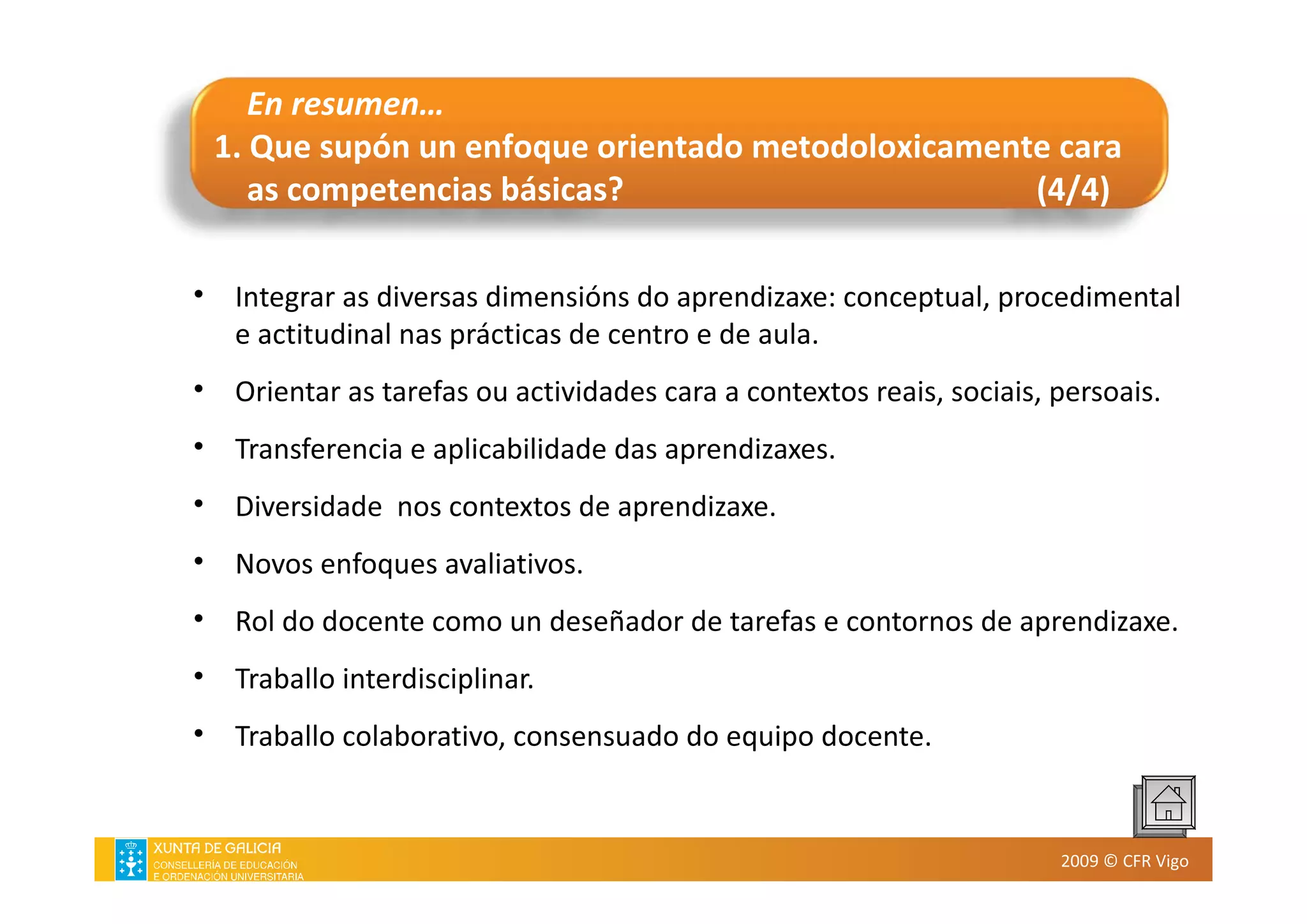 Introdución ás competencias básicas. CFR Vigo