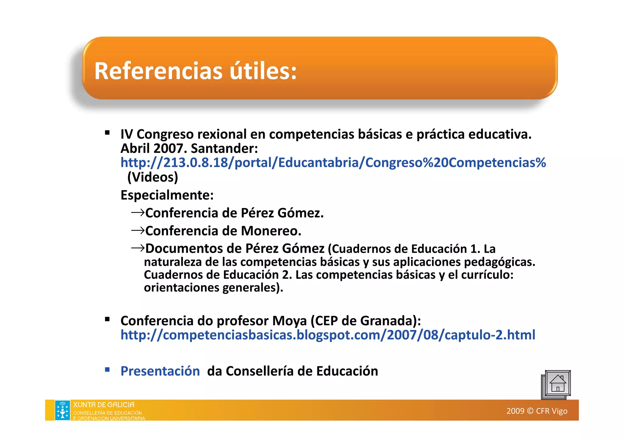 Introdución ás competencias básicas. CFR Vigo