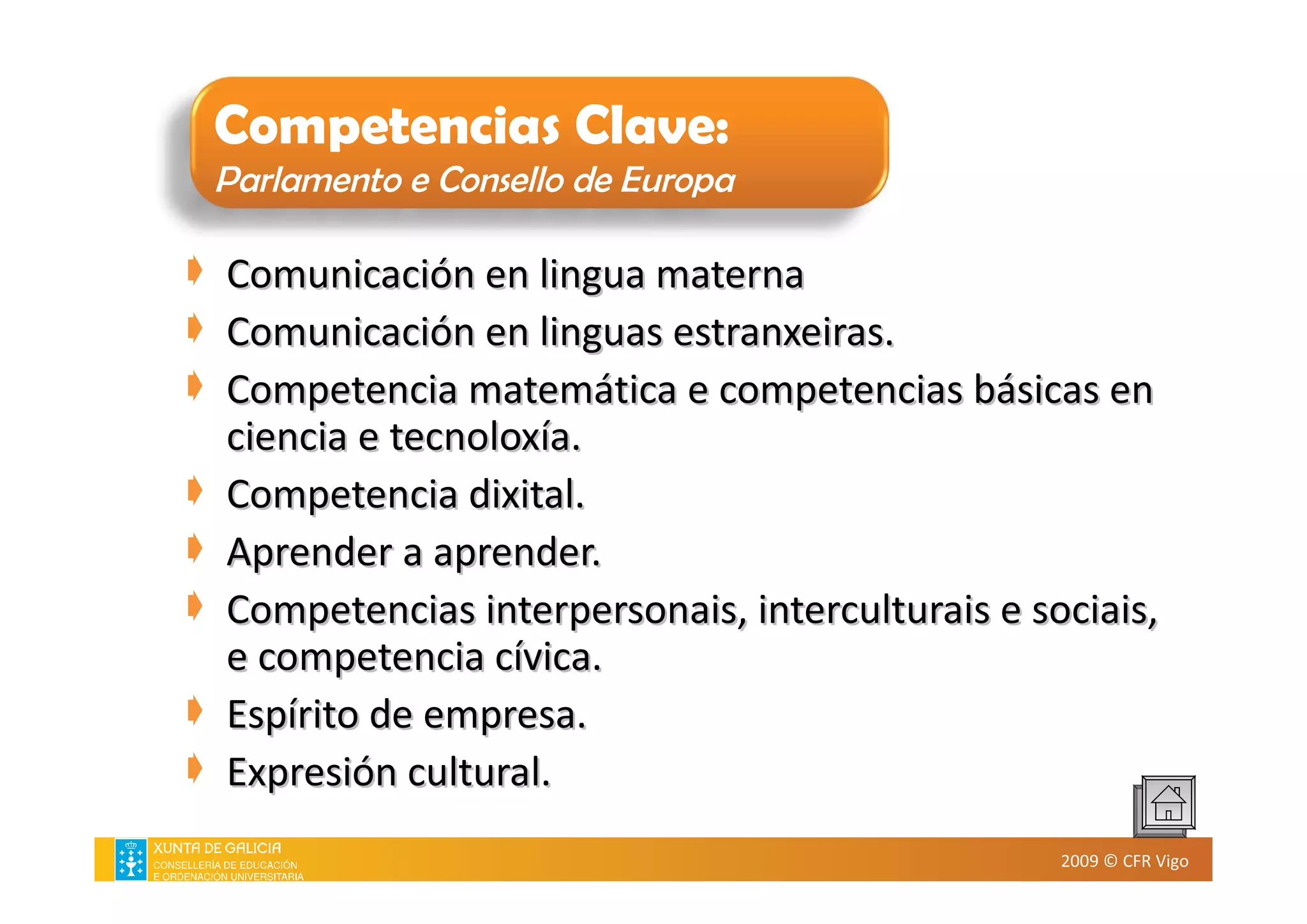 Introdución ás competencias básicas. CFR Vigo
