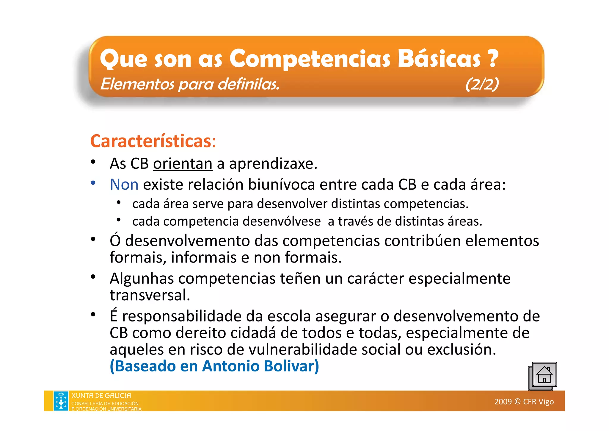Introdución ás competencias básicas. CFR Vigo