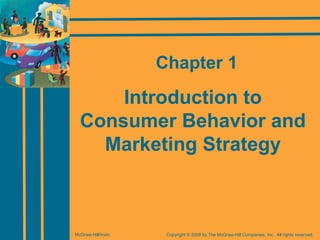 Introduction to Consumer Behavior and Marketing Strategy | PPT