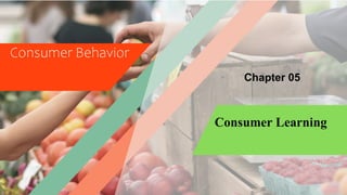 Consumer Behavior
Chapter 05
Consumer Learning
 