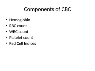CBC_Indices_Presentation for second year MBBS.pptx