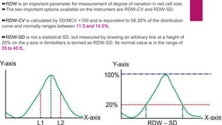 Important Rdw Complete blood count INTERPRETATION on SYSMEX.pdf