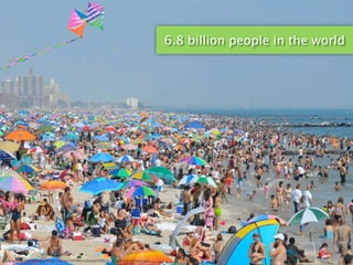 6.8 billion people in the world




http://www.robert-alonso-photos.com/wp-content/uploads/2009/08/3ConeyIslandBeach.jpg
 